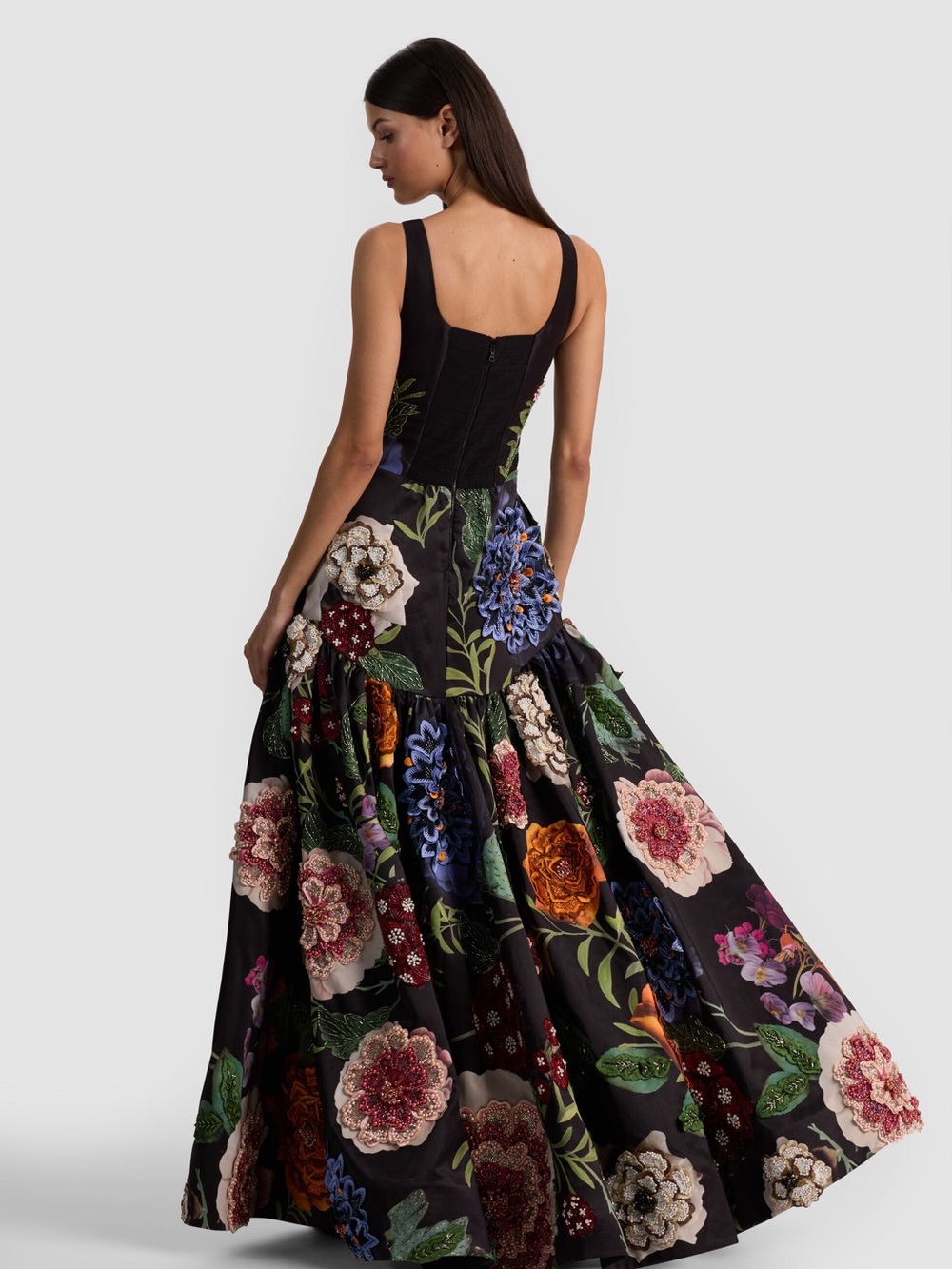 ALICE + OLIVIA MAXINE EMBELLISHED GOWN - Picture 6 of 17